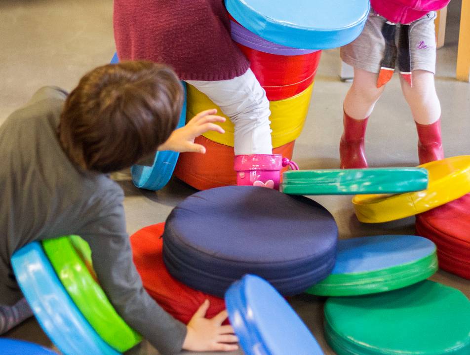 Espacio de ludoteca, juego libre