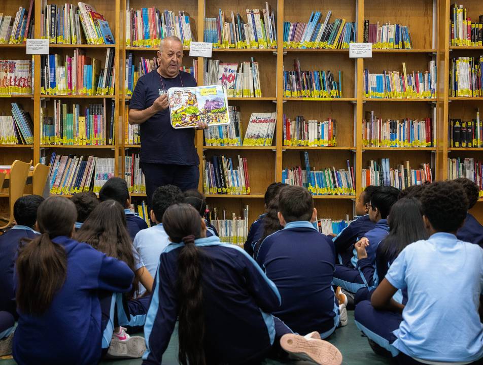 Mañanas de cuento, fomento de la lectura para escolares